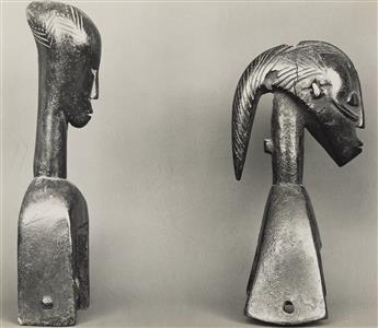 WALKER EVANS (1903-1975) Two Bobbins, Ivory Coast. 1935.                                                                                         